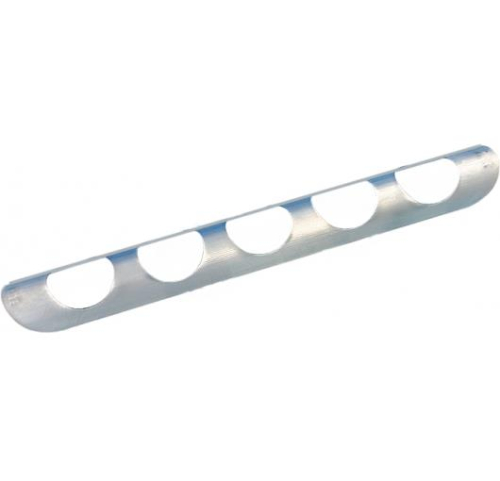 West-Eagle Motorcycle Products - West-Eagle Motorcycle Products Universal Heat Shield - Drilled - 16in. Long - Polished - 4420-P