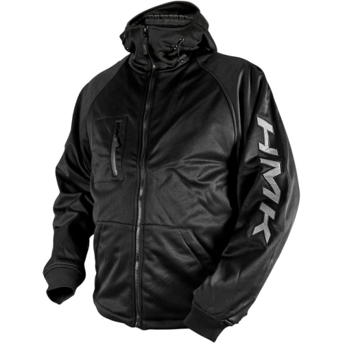 HMK - HMK Hooded Tech Shell Jacket - HM7HTSBXS - Black - X-Small