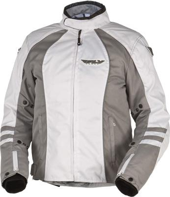 Fly Racing - Fly Racing Georgia II Ladies Jacket - #5791 477-7027~3 - White/Gray - Large