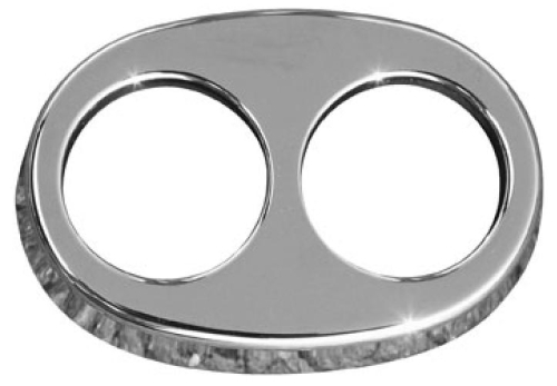 Rush Exhaust - Rush Exhaust Replacement Oval Exhaust Tip for Oval Touring Slip-On - TP1