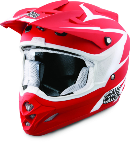 Answer - Answer Helmet Visor for Comet Helmet - Storm Red - 454577