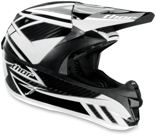 Thor - Thor Helmet Visor Kit for Force Carbon - Black/White/Silver - 0132-0602