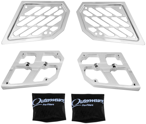 ModQuad - ModQuad Air Intake Slotted Vent - Black - RZR-V-BLK