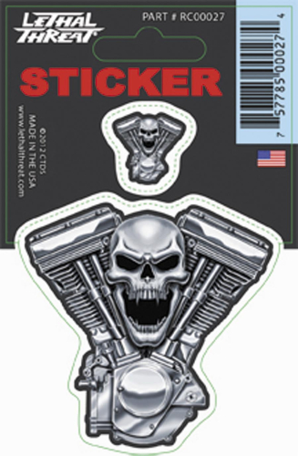 Lethal Threat - Lethal Threat V-Twin Engine Decal - RC00027