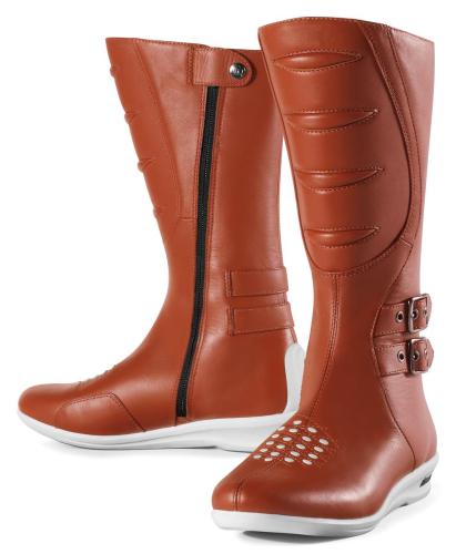 Icon - Icon Sacred Womens Leather Boots - 3403-0244 - Brown - 5
