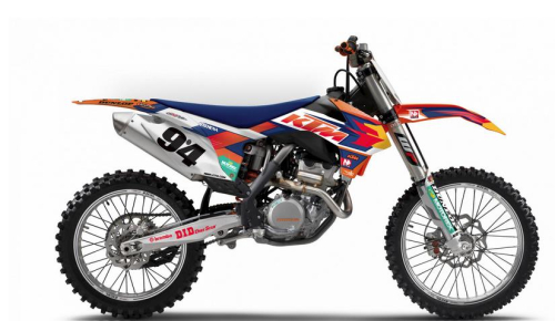 N-Style - N-Style 2014 KTM Factory Team Graphics Kit - Black - N40-5687