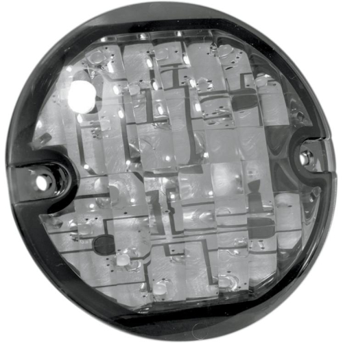 Kuryakyn - Kuryakyn LED Rear Turn Signal Inserts - Flat style - Smoke - 5445