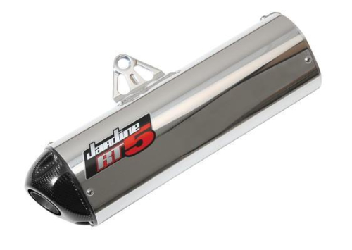 Jardine - Jardine RT-5 Slip-On (Half System) - Stainless Steel  Midpipe - Aluminum Muffler - Carbon Fiber Endcap - 19-7708-123-02