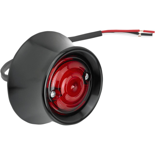 Biltwell Inc. - Biltwell Inc. Model E Taillight - Black - TL-MDE-AL-BK