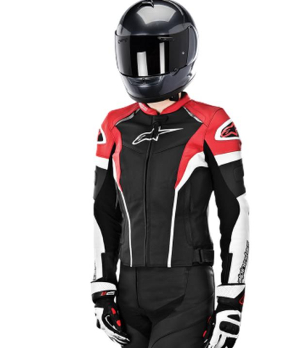 Alpinestars - Alpinestars Stella GP Plus R Leather Womens Jacket - 3110514-123-42 - Black/White/Red - 6