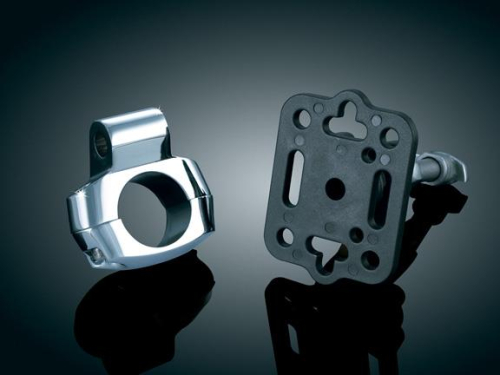 Kuryakyn - Kuryakyn Premium Accessory Handlebar Mount for 1in. Bars - 1677