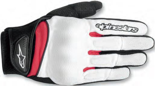 Alpinestars - Alpinestars Spartan Gloves - 3574714-213-2X - White/Black/Red - 2XL