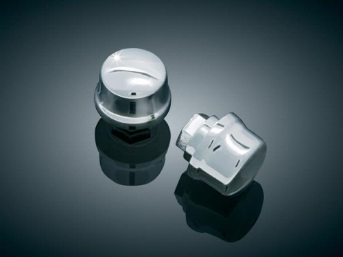 Kuryakyn - Kuryakyn Domed End Caps for Stiletto Brake Pedal Pads - 4489