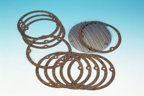 James Gasket - James Gasket Clutch Derby Cover Gasket - 0.030in - Cork - JGI-25416-70-C