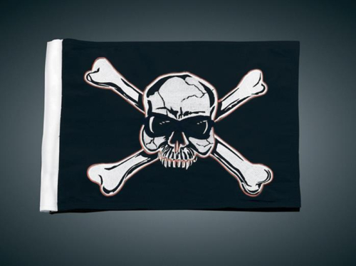 Kuryakyn - Kuryakyn Pirate Flag for Flag Pole Mounts - 4in.x9in. - 4273