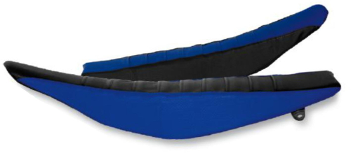 FLU Designs Inc. - FLU Designs Inc. Team Issue Pleated  Grip Seat Cover - Black/Blue - 35324