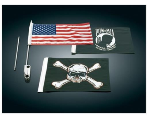 Kuryakyn - Kuryakyn Replacement American Flag for Flag Holders - 9in. x 18in. - 4265