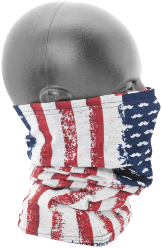 Zan Headgear - Zan Headgear Fleece-Lined Motley Tube - TF231 - Vintage Flag - OSFM