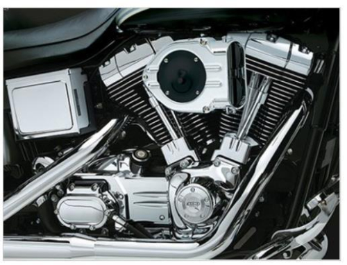 Kuryakyn - Kuryakyn Standard Hypercharger - Chrome Trap Door and Black Butterflies - 8496