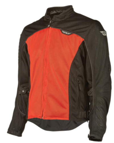 Fly Racing - Fly Racing Flux Air Mesh Jacket - #5220 477-4041~2 - Red - Medium