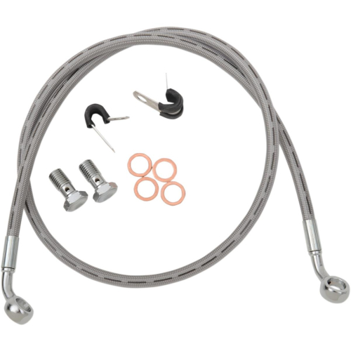 Goodridge - Goodridge Stainless Steel Brake Line - Front - HN2895-1FCH