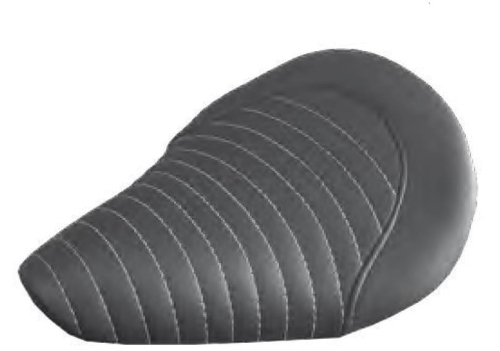 Sullys Customs - Sullys Customs Arch Signature Solo Seat - Black - SCSA