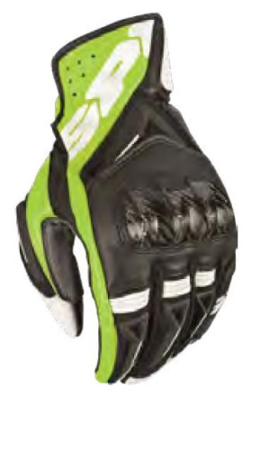 Spidi Sport S.R.L. - Spidi Sport S.R.L. STR-3 Coupe Gloves - A145-494-2X - Black/Green - 2XL