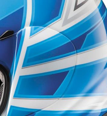 Arai Helmets - Arai Helmets Shield Cover Set for Vector-2 Helmet - Hawk Blue - 5263