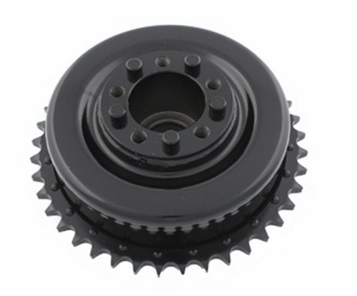 Paughco - Paughco Mechanical Brake Drum/Sprocket and Dust Cover - Black - B206B