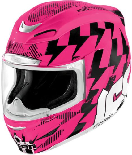 Icon - Icon Side Plate Kit for Airmada Helmet - Stack Pink - 0133-0687