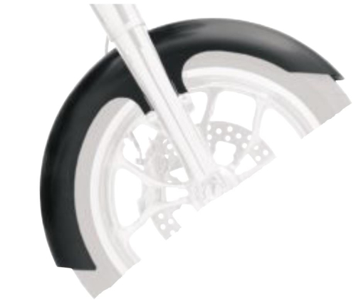 Klock Werks - Klock Werks Tire Hugger Series Front Fender for 16in./17in./18in. Wheel - Slicer - KW05050023