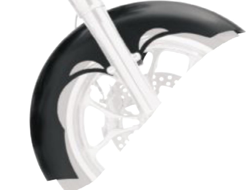 Klock Werks - Klock Werks Tire Hugger Series Front Fender for 16in./17in./18in. Wheel - Tude - KW05050027C