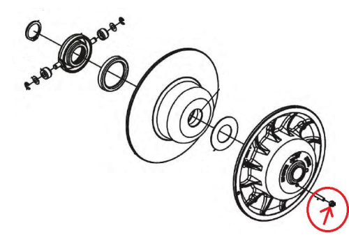 Venom Products - Venom Products Nut - 1/4-20 UNC Flexlock for Tied Clutches - 110083