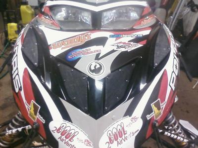 2 Cool Airvents - 2 Cool Airvents Polaris IQ Racer Hood Vents - PO-120