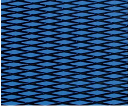 Hydro-Turf - Hydro-Turf Ride Mat Material - Diamond Groove - Blue/Black - SHT37CD2TPBL/BK