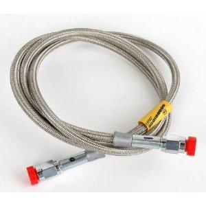 Goodridge - Goodridge Universal Platinum Clear Coat Brake Hose with Chrome Ends - 64in. - 70364