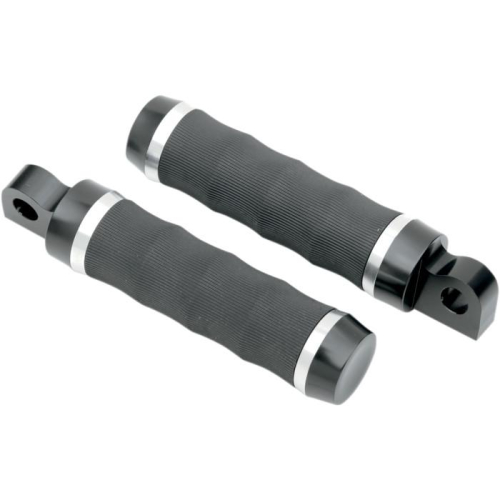 Drag Specialties - Drag Specialties Riptide Male Mount Footpegs - Gloss Black - P17-05B2B