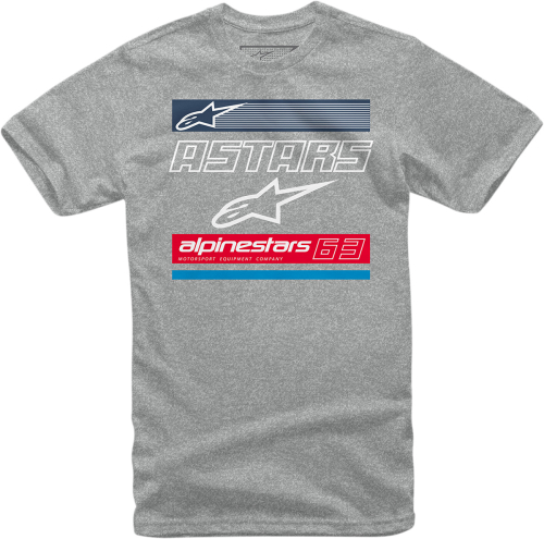 Alpinestars - Alpinestars Quattro T-Shirt - 12137202610262X - Gray Heather - 2XL