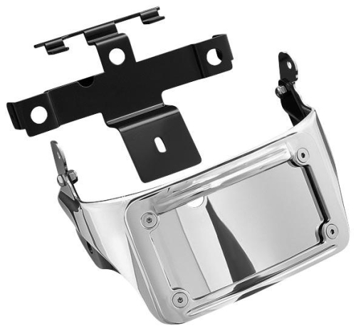 Kuryakyn - Kuryakyn Sub Fender License Plate Bracket with LED Frame - 9258