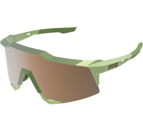 100% - 100% Speedcraft Standard Sunglasses - 61001-389-79 - Soft tact Coral/Black Mirror Lens - OSFA