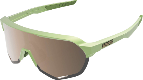 100% - 100% Type-S2 Standard Sunglasses - 61003-389-79 - Matte Metallic Viperidae/Bronze Mirror Lens - OSFA