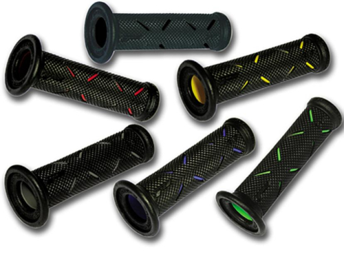 Pro Grip - Pro Grip 717GP Duo Density Road Race Grip - Gray/Black - 717RAGY