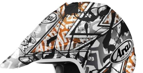 Arai Helmets - Arai Helmets Visor for VX-Pro3 Helmet - Pride Orange - 2105