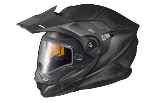 Scorpion - Scorpion EXO-AT950 Snow Ellwood Helmet with Dual Pane Lens Shield - 95-1715-SD - Phantom - Large