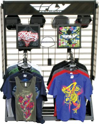 Fly Racing - Fly Racing Floor Display Rack - 48in. x 60in. - 363-9921