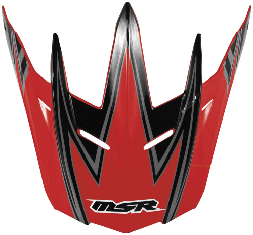 MSR - MSR Visor for Assault 2012 Helmet - Black/Red - 359178