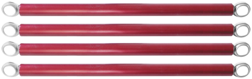 ModQuad - ModQuad Rear Radius Stock Rods - Red - RZR-RT-RD