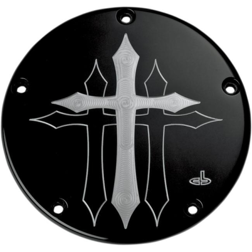 Carl Brouhard Designs - Carl Brouhard Designs Derby Cover - Cross Series - Black - CR-0004-B