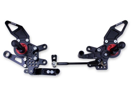 Driven Racing - Driven Racing D-Axis Rear Sets - Black - DRP-514 BK