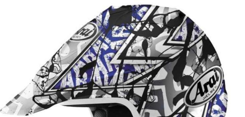 Arai Helmets - Arai Helmets Visor for VX-Pro3 Helmet - Pride Blue - 2104